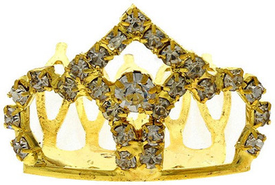 Anuradha Art Jewellery Tiara Head Band(Gold)