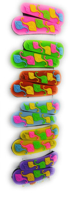 Khubsurat Tic-Tac Hair Clips for Kids, Nature Theme on Silicon with Metal Base, 6 Pairs (12 Pcs), Mix Color, Smooth Finish Tic Tac Clip(Multicolor)
Khubsurat Tic-Tac Hair Clips for Kids, Nature Theme on Silicon with Metal Base, 6 Pairs (12 Pcs), Mix Color, Smooth Finish Tic Tac Clip(Multicolor)