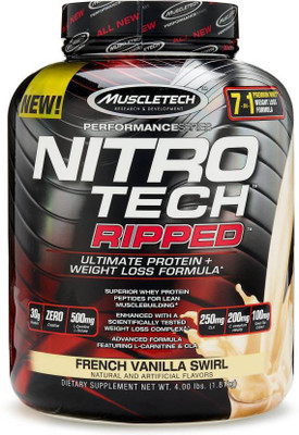 Muscletech Performance Series Nitrotech Ripped Whey Protein(1.81 kg, French Vanilla Swirl)
Muscletech Performance Series Nitrotech Ripped Whey Protein(1.81 kg, French Vanilla Swirl)