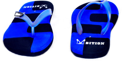 ambition life style brick Flip Flops, Blue