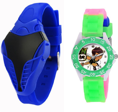 COSMIC blue cobra digital led boys watch having latest , designer , sporty big dial WITH BEN 10 CARTOON PRINTED KIDS Watch - For Boys & Girls
COSMIC blue cobra digital led boys watch having latest , designer , sporty big dial WITH BEN 10 CARTOON PRINTED KIDS Watch - For Boys & Girls