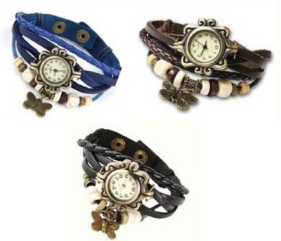 Talgo New Arrival Festive Season Special TGDORIBUBRBK Multi color Round Dial Leather Dori Strap (Combo of 3 watches) TGDORIBUBRBK Watch - For Girls
Talgo New Arrival Festive Season Special TGDORIBUBRBK Multi color Round Dial Leather Dori Strap (Combo of 3 watches) TGDORIBUBRBK Watch - For Girls