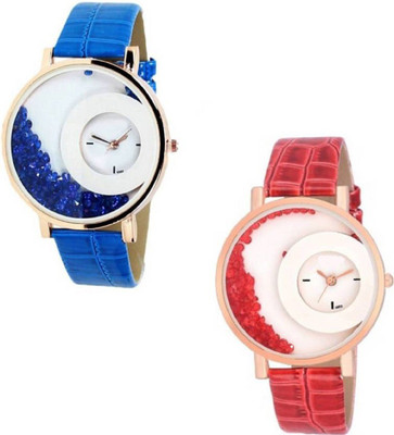 PMAX Red And Blue Combo For Women And Girls Watch - For Women