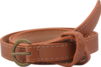 Antiformal Women Casual, Party, Formal Brown Artificial Leather Belt