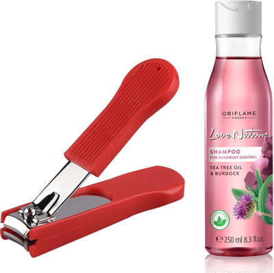 Oriflame Sweden Love Nature 2in1 Shampoo for Flaky scalp with Tea Tree Oil & Burdock 250ml (32623) With Nail Cutter(Set of 2)
Oriflame Sweden Love Nature 2in1 Shampoo for Flaky scalp with Tea Tree Oil & Burdock 250ml (32623) With Nail Cutter(Set of 2)