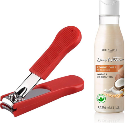 Oriflame Sweden Love Nature Conditioner for Dry Hair with Wheat & Coconut Oil 250ml (32619) With Nail Cutter(Set of 2)
Oriflame Sweden Love Nature Conditioner for Dry Hair with Wheat & Coconut Oil 250ml (32619) With Nail Cutter(Set of 2)