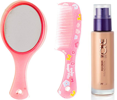 Oriflame Sweden The ONE IlluSkin Foundation (Nude Pink - 30598) With Comb Mirror Set(Set of 3)
Oriflame Sweden The ONE IlluSkin Foundation (Nude Pink - 30598) With Comb Mirror Set(Set of 3)
