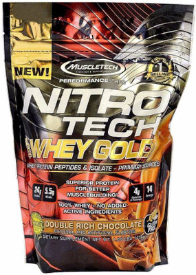 Muscletech Performance Series Nitrotech 100% Whey Gold Whey Protein(454 g, Double Rich Chocolate)
Muscletech Performance Series Nitrotech 100% Whey Gold Whey Protein(454 g, Double Rich Chocolate)