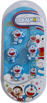 SS Traders -Cute Doraemon 3 Dial Changeable Watch - For Boys