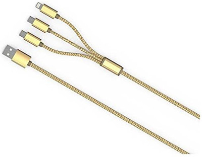 Axcess Premium High Quality LDNIO 3 IN 1 LC85 Fast Charging Cable Power Cord(Golden)
Axcess Premium High Quality LDNIO 3 IN 1 LC85 Fast Charging Cable Power Cord(Golden)