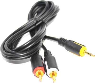 Technology Ahead TV-out Cable 3.5 mm Stereo Audio Male to 2 RCA Male Cable 1.5 Meter - Black(Black, For TV)
Technology Ahead TV-out Cable 3.5 mm Stereo Audio Male to 2 RCA Male Cable 1.5 Meter - Black(Black, For TV)