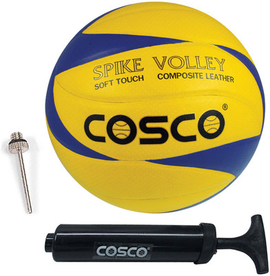 Cosco Spike Volleyball ( Size- 5) P.U. ( Professional ) With Volleyball Pump Volleyball Kit
Cosco Spike Volleyball ( Size- 5) P.U. ( Professional ) With Volleyball Pump Volleyball Kit