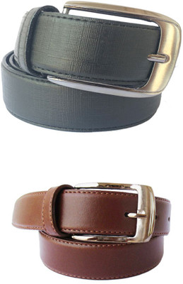 Klaska Men Black, Brown Artificial Leather Belt