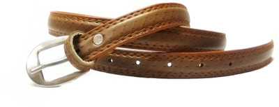 ARUNITA Women Casual Brown Artificial Leather Belt