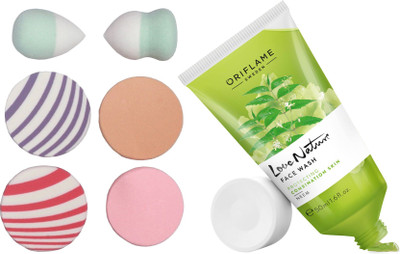 Oriflame Sweden Love Nature Face Wash Neem 50ml (32041) With Puff Sponge(Set of 7)
Oriflame Sweden Love Nature Face Wash Neem 50ml (32041) With Puff Sponge(Set of 7)