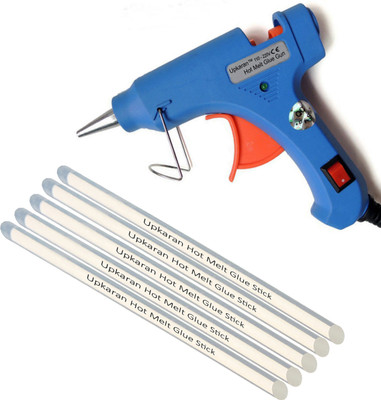 Upkaran 20 Watt Glue Gun Combo of Hot Melt Glue Gun and 5 Hot Melt Glue Sticks(8inch/20.3cm) Standard Temperature Corded Glue Gun(7 mm)
Upkaran 20 Watt Glue Gun Combo of Hot Melt Glue Gun and 5 Hot Melt Glue Sticks(8inch/20.3cm) Standard Temperature Corded Glue Gun(7 mm)
