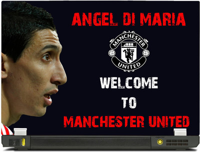 SkinShack New 3D Angel Di Maria Red (15.6 inch) Vinyl Laptop Decal 15.6