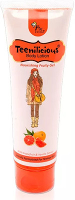 Fixderma Teenilicious Nourishing Fruity Gel Body Lotion With Grapefruit & Vanilla Extract(150 ml)
Fixderma Teenilicious Nourishing Fruity Gel Body Lotion With Grapefruit & Vanilla Extract(150 ml)