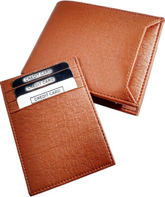 Mundkar Boys Black Artificial Leather Wallet(9 Card Slots), Tan 
Mundkar Boys Black Artificial Leather Wallet(9 Card Slots), Tan