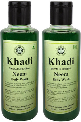 Khadi shivalik herbal Neem Body Wash(420 ml, Pack of 2)