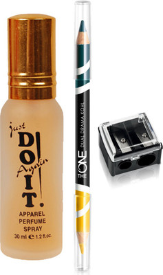 Oriflame Sweden The ONE Dual Drama Kohl Eye Pencil 1.65g ( Canary Teal - 33254 ) & Dual Pencil Sharpener (27730) With Just Doit Parfume 30ml(Set of 3)
Oriflame Sweden The ONE Dual Drama Kohl Eye Pencil 1.65g ( Canary Teal - 33254 ) & Dual Pencil Sharpener (27730) With Just Doit Parfume 30ml(Set of 3)