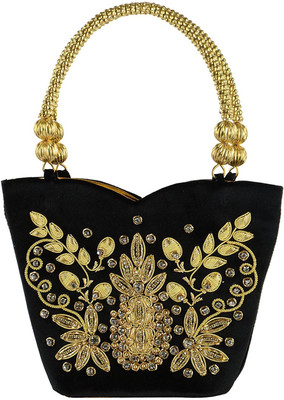 Tooba Handicraft Hand-held Bag(Black)