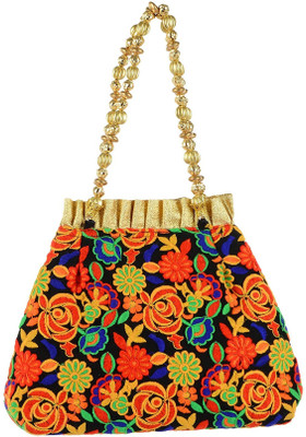 Tooba Handicraft Tooba Handicraft Party Wear Hand Embroidered Box Clutch Bag Purse Potli For Bridal, Casual, Party , Wedding Potli(Multicolor)
Tooba Handicraft Tooba Handicraft Party Wear Hand Embroidered Box Clutch Bag Purse Potli For Bridal, Casual, Party , Wedding Potli(Multicolor)
