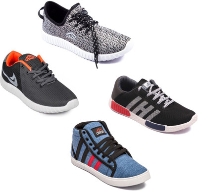 Asian Asian men's casual shoes with sports shoes combo pack of 4 Casuals For Men(Multicolor
Asian Asian men's casual shoes with sports shoes combo pack of 4 Casuals For Men(Multicolor