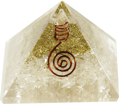 Beyond Thoughts Orgone Clear Crystal Pyramid Decorative Showpiece - 6 cm(Crystal, White)
Beyond Thoughts Orgone Clear Crystal Pyramid Decorative Showpiece - 6 cm(Crystal, White)