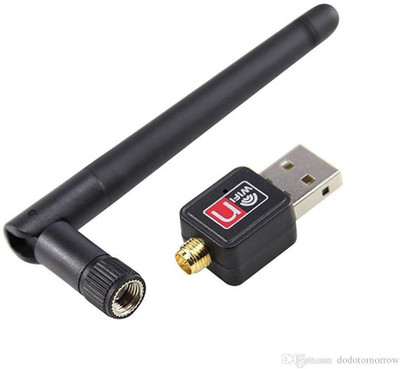 Piqancy Wifi Antenna Dongle Connector 802.11n Wi Fi 2.4GHz Wireless LAN Network Card External All PC Desktop And Laptop USB Adapter (Black) USB Adapter(Black)
Piqancy Wifi Antenna Dongle Connector 802.11n Wi Fi 2.4GHz Wireless LAN Network Card External All PC Desktop And Laptop USB Adapter (Black) USB Adapter(Black)