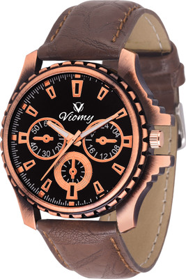 VIOMY GS2014 Unique & Stylish Black Analog Dial with Synthetic Brown Leather Strap Watch For Men/Boy Watch - For Men
VIOMY GS2014 Unique & Stylish Black Analog Dial with Synthetic Brown Leather Strap Watch For Men/Boy Watch - For Men