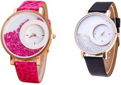 Talgo New Arrival Red Robin Season Special RRMXREPKBK Pink & Black Movable Diamonds In white Round Dial Leather Belt Analog Watches Pack Of 2 RRMXREPKBK Watch - For Girls
Talgo New Arrival Red Robin Season Special RRMXREPKBK Pink & Black Movable Diamonds In white Round Dial Leather Belt Analog Watches Pack Of 2 RRMXREPKBK Watch - For Girls