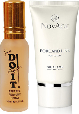 Oriflame Sweden NovAge Pore and Line Perfector 30ml (33944) With Just Doit Perfume 30ml(Set of 2)
Oriflame Sweden NovAge Pore and Line Perfector 30ml (33944) With Just Doit Perfume 30ml(Set of 2)