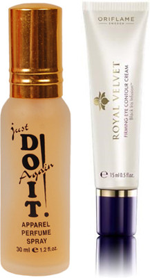 Oriflame Sweden Royal Velvet Firming Eye Contour Cream 15ml (22815) With Just Doit Perfume 30ml(Set of 2)
Oriflame Sweden Royal Velvet Firming Eye Contour Cream 15ml (22815) With Just Doit Perfume 30ml(Set of 2)