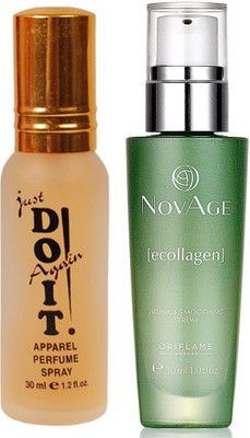 Oriflame Sweden NovAge Ecollagen Wrinkle Smoothing Serum 30ml (31547) With Just Doit Perfume 30ml(Set of 2)
Oriflame Sweden NovAge Ecollagen Wrinkle Smoothing Serum 30ml (31547) With Just Doit Perfume 30ml(Set of 2)