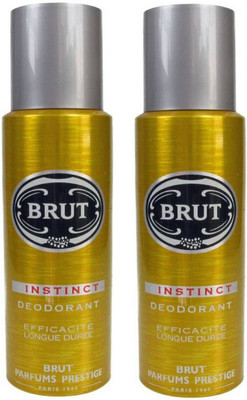 Brut Instinct Deodorant Spray Pack of 2 Combo (200ML each) Deodorant Spray - For Men(400 ml, Pack of 2)
Brut Instinct Deodorant Spray Pack of 2 Combo (200ML each) Deodorant Spray - For Men(400 ml, Pack of 2)