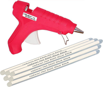 Upkaran Standard Size Hot Melt Glue Sticks 6 and 40W Glue Gun Combo Standard Temperature Corded Glue Gun(11 mm)
Upkaran Standard Size Hot Melt Glue Sticks 6 and 40W Glue Gun Combo Standard Temperature Corded Glue Gun(11 mm)