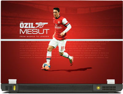 SkinShack New 3D Mesut Ozil Graphic (14.1 inch) Vinyl Laptop Decal 14.1