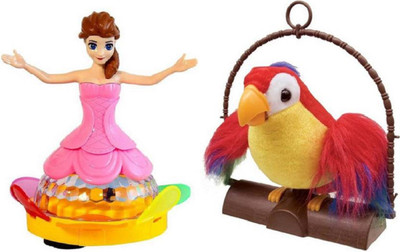 Z A Enterprises Musical Talking Parrot with Princess 3D lights Doll (Multicolor)(Multicolor)
Z A Enterprises Musical Talking Parrot with Princess 3D lights Doll (Multicolor)(Multicolor)