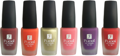 Flickr VELVET MATTE NAIL POLISH Reddish Maroon,Orange,Golden,Peach,Purple,Red(Pack of 6)
Flickr VELVET MATTE NAIL POLISH Reddish Maroon,Orange,Golden,Peach,Purple,Red(Pack of 6)