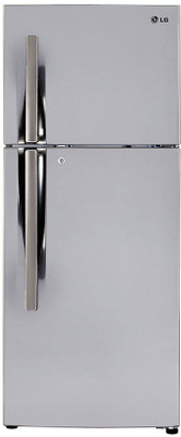 LG 308 L Frost Free Double Door 3 Star Refrigerator(Shiny Steel, GL-I322RPZY)