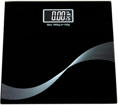 lucky Home, Bathroom Weighing Scale(Black)