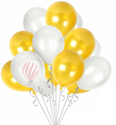 PartyballoonsHK Solid 9” Latex Gold & White- Pack of 100 Pieces, Thick Latex 12 Inches Gold White Top Quality Decorations For Birthdays Anniversaries Weddings Balloon(Gold, White, Pack of 1)
PartyballoonsHK Solid 9” Latex Gold & White- Pack of 100 Pieces, Thick Latex 12 Inches Gold White Top Quality Decorations For Birthdays Anniversaries Weddings Balloon(Gold, White, Pack of 1)