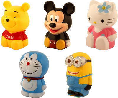 RVOLD Cute and Small Cartoon Character Piggy Bank / Coin Bank / Money Bank - Set of 5 Best Birthday Return Gifts Coin Bank(Multicolor)
RVOLD Cute and Small Cartoon Character Piggy Bank / Coin Bank / Money Bank - Set of 5 Best Birthday Return Gifts Coin Bank(Multicolor)