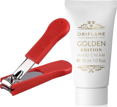 Oriflame Sweden Hand Care Golden Edition Hand Cream 30ml ( 33196 ) With Nail Cutter(Set of 2)
Oriflame Sweden Hand Care Golden Edition Hand Cream 30ml ( 33196 ) With Nail Cutter(Set of 2)
