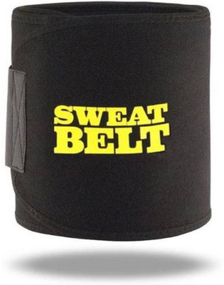 Online World Sweat Waist Trimmer Belt (Black) Slimming Belt(Black)