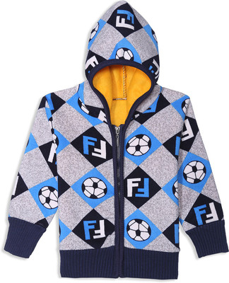 Camey Full Sleeve Printed Baby Boys & Baby Girls Jacket, Multi