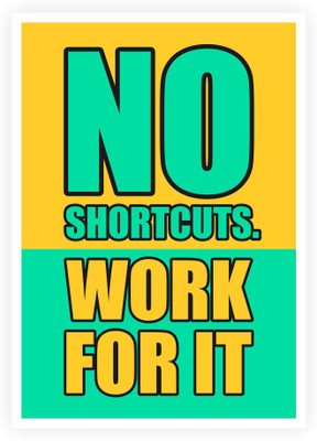 PW No Shortcut And Gym Workout Quotes Wall Poster 13*19 inches Matte Finish Paper Print(19 inch X 13 inch, Rolled)
PW No Shortcut And Gym Workout Quotes Wall Poster 13*19 inches Matte Finish Paper Print(19 inch X 13 inch, Rolled)