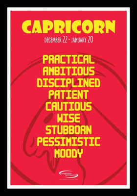 PW Zodiac Sign Capricorn - Red Wall Poster 13*19 inches Matte Finish Paper Print(19 inch X 13 inch, Rolled)
PW Zodiac Sign Capricorn - Red Wall Poster 13*19 inches Matte Finish Paper Print(19 inch X 13 inch, Rolled)