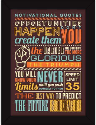 PW s - Inspirational Quotes Gift For Room Walls And Table - 4 Thoughts For Motivation Wall Poster 13*19 inches Matte Finish Paper Print(19 inch X 13 inch, Rolled)
PW s - Inspirational Quotes Gift For Room Walls And Table - 4 Thoughts For Motivation Wall Poster 13*19 inches Matte Finish Paper Print(19 inch X 13 inch, Rolled)